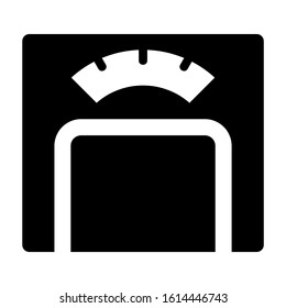 wight scale icon isolated sign symbol vector illustration - high quality black style vector icons
