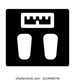 wight scale icon isolated sign symbol vector illustration - high quality black style vector icons
