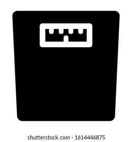 wight scale icon isolated sign symbol vector illustration - high quality black style vector icons
