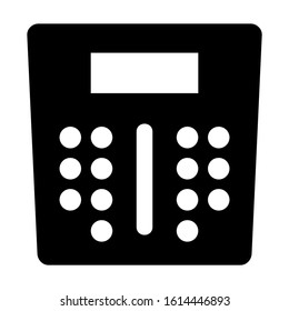 wight scale icon isolated sign symbol vector illustration - high quality black style vector icons
