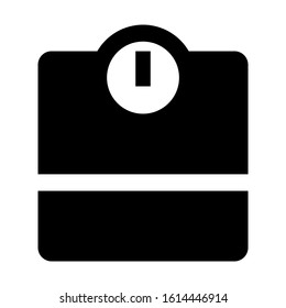 wight scale icon isolated sign symbol vector illustration - high quality black style vector icons

