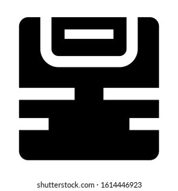 wight scale icon isolated sign symbol vector illustration - high quality black style vector icons
