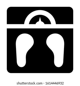 wight scale icon isolated sign symbol vector illustration - high quality black style vector icons
