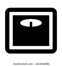 wight scale icon isolated sign symbol vector illustration - high quality black style vector icons
