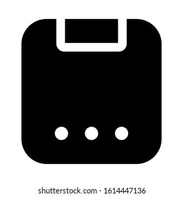 wight scale icon isolated sign symbol vector illustration - high quality black style vector icons
