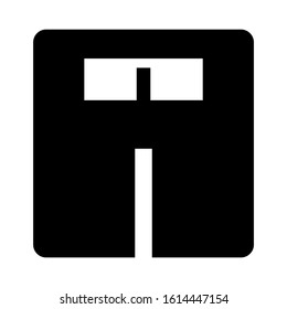 wight scale icon isolated sign symbol vector illustration - high quality black style vector icons
