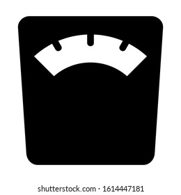 wight scale icon isolated sign symbol vector illustration - high quality black style vector icons
