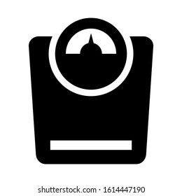 wight scale icon isolated sign symbol vector illustration - high quality black style vector icons
