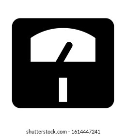 wight scale icon isolated sign symbol vector illustration - high quality black style vector icons
