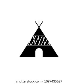 wigwam icon. Element of travel icon for mobile concept and web apps. Thin line wigwam icon can be used for web and mobile. Premium icon