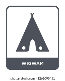 wigwam icon vector on white background., wigwam simple element illustration