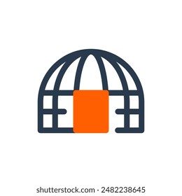 Wigwam Tent Vector Icon Illustration