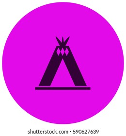 Wigwam vector  icon