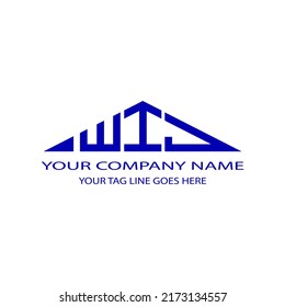 WIJ letter logo creative design with vector graphic