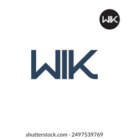 WIK Logo Letter Monogram Design