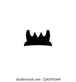 Wikingersymbol. Einfaches Styling-Poster-Hintergrundsymbol. Design-Element des Wiking-Markenlogos. Wiking T-Shirt-Druck. Vektorgrafik für Aufkleber.