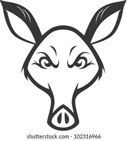 Wild Aardvark Illustration