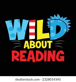 Wild About Reading T-shirt Design