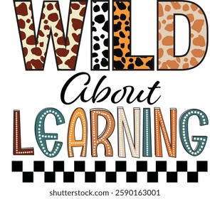 Wild About Teaching, Learning, half leopard, teacher, school, back to, love, apple, quote, teach inspire, rainbow