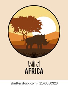 Wild africa animals