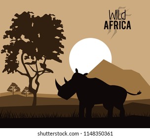 Wild africa animals