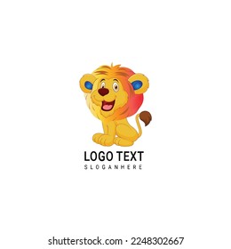 Illustration von Vektorgrafiken mit dem Logo "Wild Angry Lion Head"