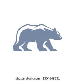 Wild Animal Bear Logo Vector