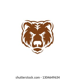 Wild Animal Bear Logo Vector