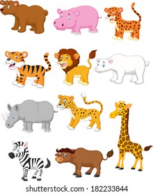 Wild animal cartoon