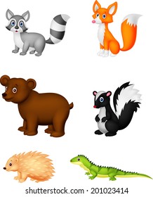 Wild animal cartoon