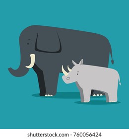 wild animal cartoon
