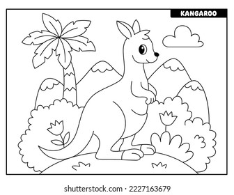 Wild animal coloring pages for kids svg