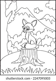 Wild Animal Coloring Pages for Kids