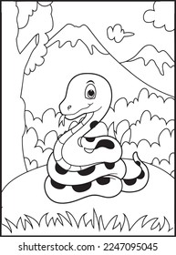 Wild Animal Coloring Pages for Kids