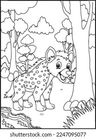 Wild Animal Coloring Pages for Kids