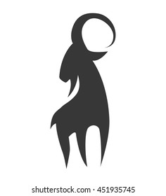 Wild animal concept represented by Goat icon. Isolated and flat illustration