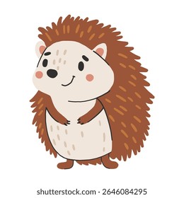 Selvagem animal isolado, fofo animal da floresta, crianças vetor, ilustração estilo cartoon