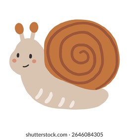 Wild animal isolated, cute forest animal, kids vector, cartoon style illustration