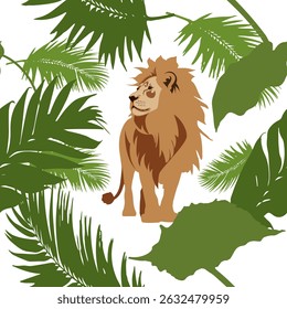 Wild Animal Lion, King of the Jungle.