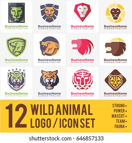 Wild Animal Logo - Icon Bundle