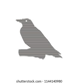 wild animal pixel logo
