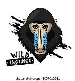 Wild animal print for t shirt