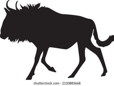 wild animal silhouette in vector,illustration,icons