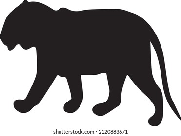 wild animal silhouette in vector,illustration,icons