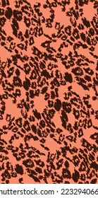 Efecto de la piel de animales salvajes Scribble Monocromo Resumen Leopard Jaguar Skin Jungle, Africa, Heritage, Animal, Furry, Fashiable Seamless Pattern Adecuado para impresión en textiles, texturas 