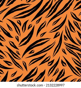 Wild animal skin seamless pattern