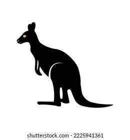 Wild animal wallaroo marsupial icon | Circle version icon |