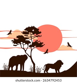 Wildtiere in freier Wildbahn