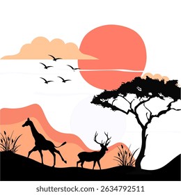 wild animals in the wild
