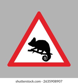wild animals  crossing road sign
